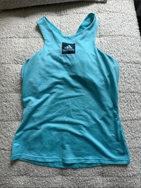 adidas Women's Tank Top Teal Blue